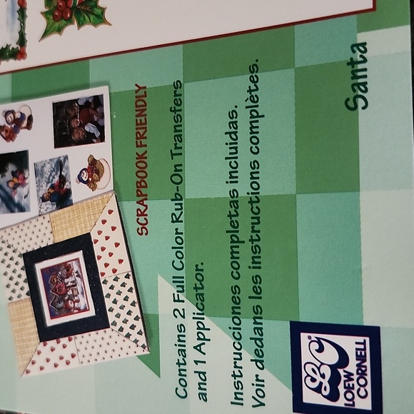 VINTAGE 1997 LOEW CORNELL INDOOR OUTDOOR HOILDAY RUB-ON TRANSFERS BUNDLE - Picture 14 of 16